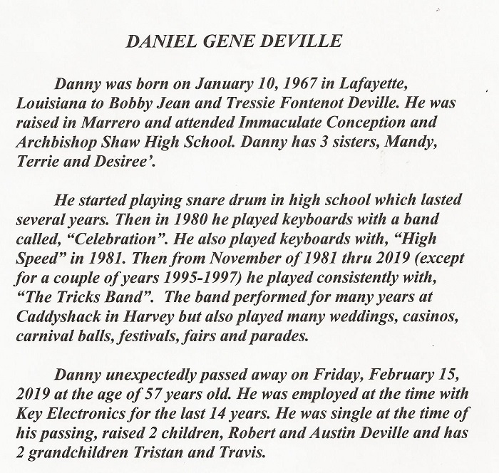 Daniel Gene Deville